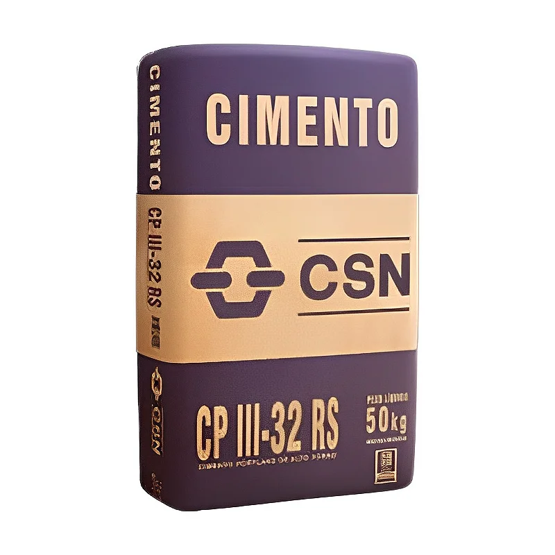 Sacos de cimento empilhados